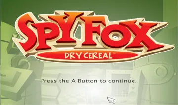 Spy Fox in Dry Cereal screen shot title